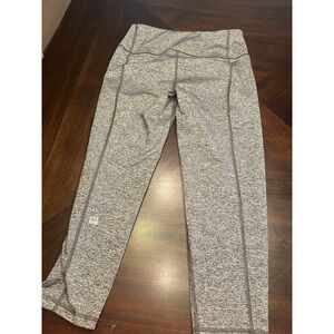 Victoria's Secret VSX Sport Knockout Capri Legging Heather Gray Pant Sz Medium